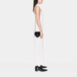 Pre Owned Chanel Black Mini Lambskin CC in Love Heart Crossbody