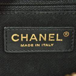 Pre Owned Chanel Vanity Black Lambskin Shoulder Bag