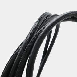 Pre Owned Chanel Cambon Ligne Black Soft Calf Leather Bowling Bag