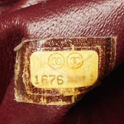 Pre Owned Chanel Black Quilted Caviar Leather Maxi Classic Double Flap Bag