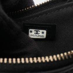 Pre Owned Chanel Chain Around Black Lambskin Chain Shoulder Bag