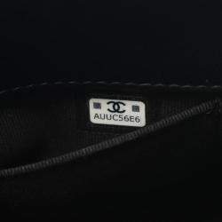 Pre Owned Chanel Matelasse Black Lambskin Crossbody Bag