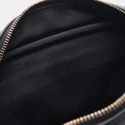 Pre Owned Chanel V-Stitch Chevron Black Lambskin Chain Shoulder Bag