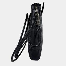 Pre Owned Chanel Cambon Ligne Black Lambskin Shoulder Bag