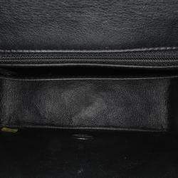 Pre Owned Chanel Black Mini Square Classic Patent Single Flap