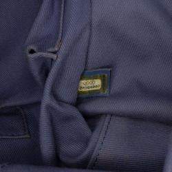Pre Owned Chanel Blue Large Denim Deauville Bowling Bag