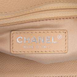 Pre Owned Chanel Brown Caviar Grand Shopping Tote