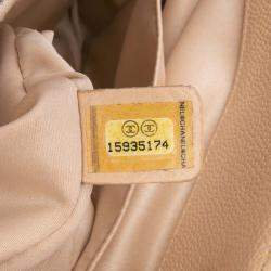 Pre Owned Chanel Brown Caviar Grand Shopping Tote