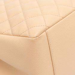 Pre Owned Chanel Brown Caviar Grand Shopping Tote