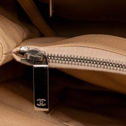 Pre Owned Chanel Brown Caviar Grand Shopping Tote