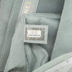 Pre Owned Chanel Grey Quilted Calfskin Bolero de Chanel Flap
