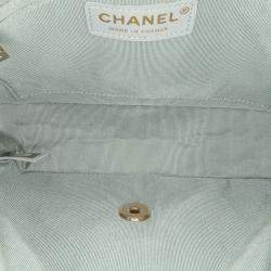 Pre Owned Chanel Grey Quilted Calfskin Bolero de Chanel Flap