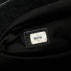 Pre Owned Chanel Black Caviar Tortoise Top Handle Tote