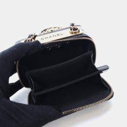 مملوكة مسبقًا Chanel Trendy CC Mini Black Lambskin Cardholder Shoulder Bag