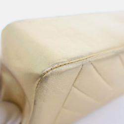 Pre Owned Chanel V Stitch Bijoux Vintage Gold Lambskin Shoulder Bag
