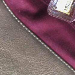 Pre Owned Chanel Istanbul Tote Metallic Bronze Calfskin Shoulder Bag