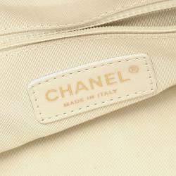 Pre Owned Chanel Black Lambskin Chain Shoulder Bag
