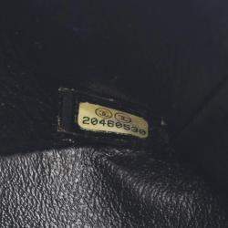 Pre Owned Chanel Classic Square Mini Gray Calfskin Shoulder Bag