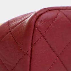 Pre Owned Chanel Red Micro Quilted Lambskin My Crush Bag