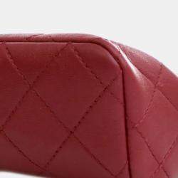 Pre Owned Chanel Red Micro Quilted Lambskin My Crush Bag