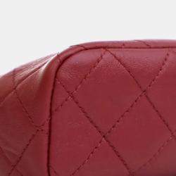 Pre Owned Chanel Red Micro Quilted Lambskin My Crush Bag