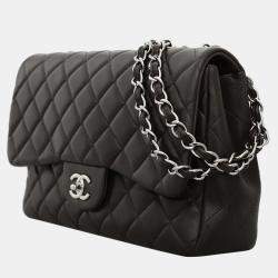 Pre Owned Chanel Jumbo Classic Flap Shoulder Bag
