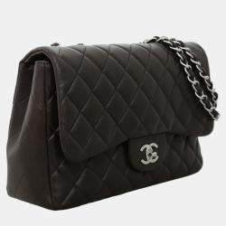 Pre Owned Chanel Jumbo Classic Flap Shoulder Bag