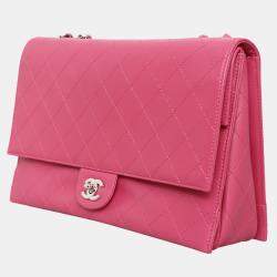 Pre Owned Chanel Quilted Double Flap Shoulder Bag