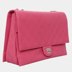 Pre Owned Chanel Quilted Double Flap Shoulder Bag