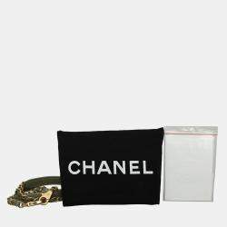 مملوكة مسبقًا حقيبة شانيل كو كو مزودة بمقبض علوي من سحلية مبطنة كيلي مدروجة متوسطة الشيفرون 