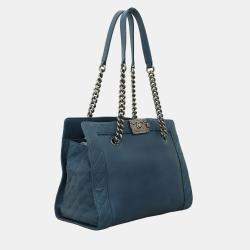 Pre Owned Chanel Reverso Boy Tote Bag