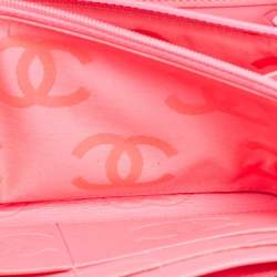 Pre Owned Chanel Black Quilted Leather CC Cambon Ligne Zip Around Organizer Wallet