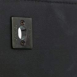 Pre Owned Chanel Black Mini Calfskin Propeller Flap