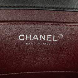 Pre Owned Chanel Black Mini Calfskin Propeller Flap