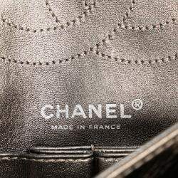 Pre Owned Chanel Beige Reissue 2.55 Aged Metallic Calfskin Double Flap 225