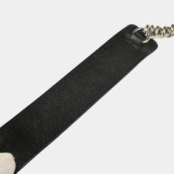 Pre Owned Chanel Turnlock Full Flap Small Black Embossed Calfskin Shoulder Bag
