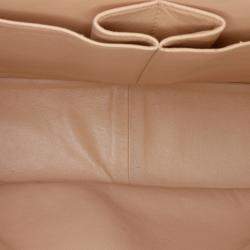 Pre Owned Chanel Brown Jumbo Classic Caviar Double Flap