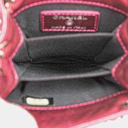 Pre Owned Chanel Pink CC Patent Phone Holder Crossbody