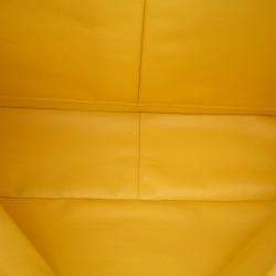 Pre Owned Chanel Yellow Jumbo Classic Lambskin Double Flap