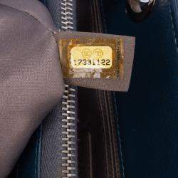 Pre Owned Chanel Blue Caviar Grand Shopping Tote