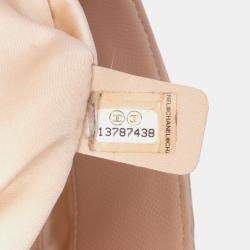 Pre Owned Chanel Beige Caviar Grand Shopping Tote