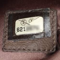 Pre Owned Chanel Beige Suede Patchwork 2.55 Reissue Flap Bag