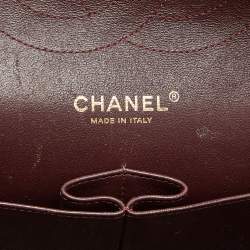 Pre Owned Chanel Black Quilted Caviar Leather Jumbo Classic Double Flap Bag