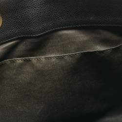 Pre Owned Chanel Black Quilted Caviar Leather Grand Shopper Tote
