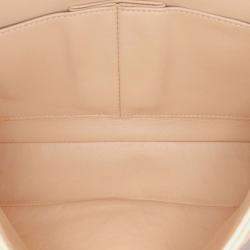 Pre Owned Chanel Beige Medium Classic Caviar Double Flap