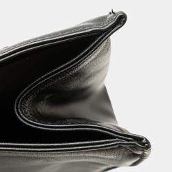 Pre Owned Chanel Black CC Lambskin Tote