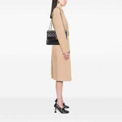 Pre Owned Chanel Black Jumbo Classic Lambskin Single Flap Bag