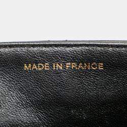 Pre Owned Chanel Black Jumbo Classic Lambskin Single Flap Bag