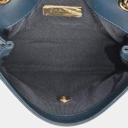 Pre Owned Chanel Single Flap Tricolour Lambskin Shoulder Bag