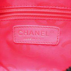 Pre Owned Chanel Cambon Ligne Black/White Leather Handbag